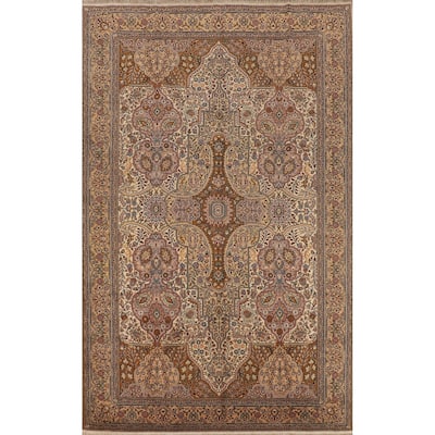 Anatolian Turkish Vintage Area Rug Handmade Bedroom Wool Carpet - 6'8" X 10'0"