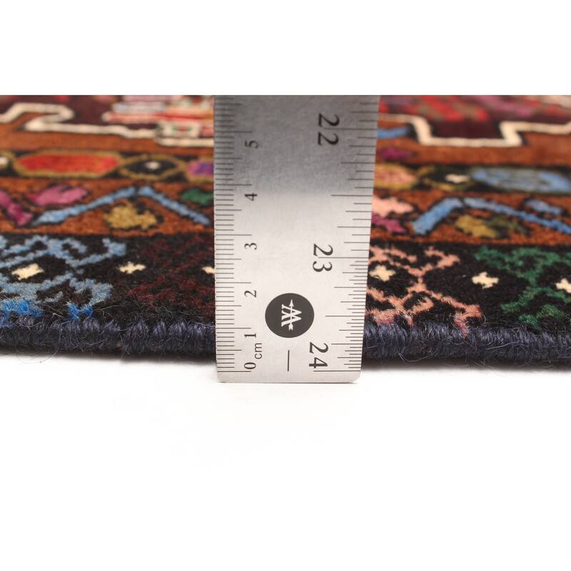 ECARPETGALLERY Hand-knotted Teimani Dark Brown Wool Rug - 2'9 x 4'6