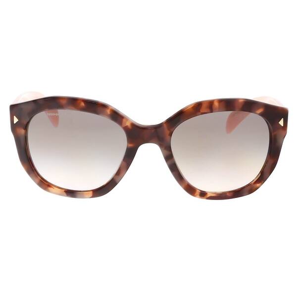 Shop Prada Pr12ss Ue04k0 Pink Cat Eye Sunglasses 53 20 140