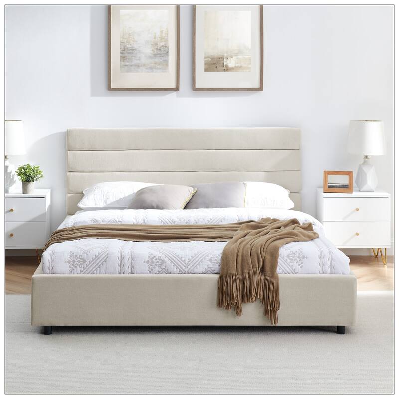 Queen size cushioned bed for Bedroom