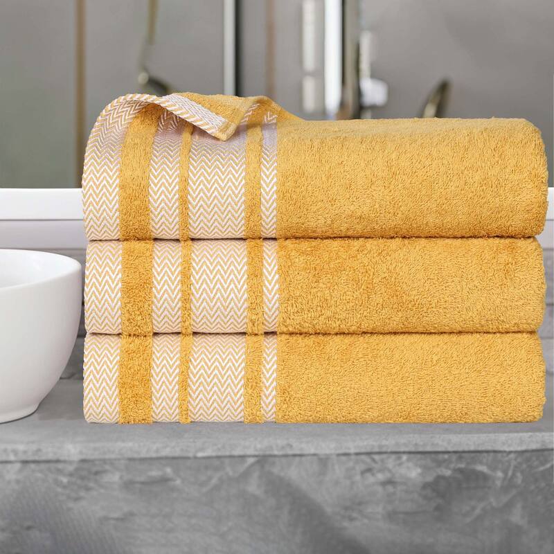 Superior Hays Cotton Soft Medium Weight Bath Towel Set of 3