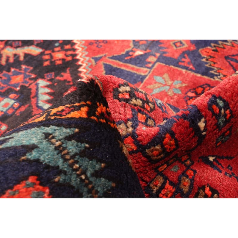 ECARPETGALLERY Hand-knotted Anadol Red Wool Rug - 4'9 x 5'7