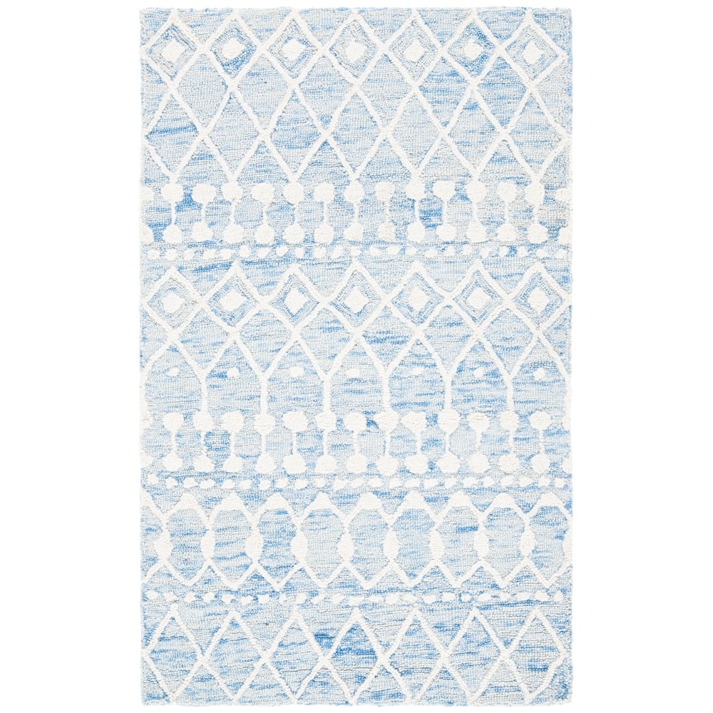 SAFAVIEH Handmade Blossom Orit Moroccan Wool Rug