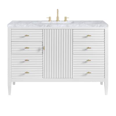James Martin Vanities 485-V48-3CAR Myrrin 48" Single Basin Wood Vanity