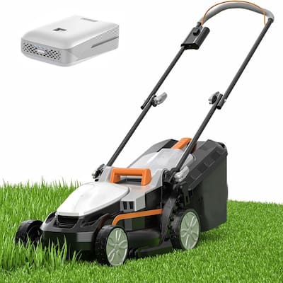 13-Inch Cordless Mower, U20 Handy+ 20V Electric Mower, 5 Height Adjustments, Lightweight, Includes 4.0Ah Portable Battery