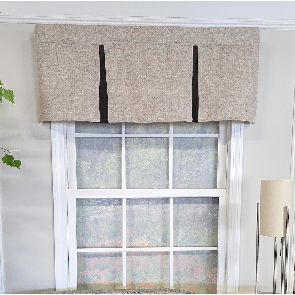 RLF Home Denton Pleated Valance