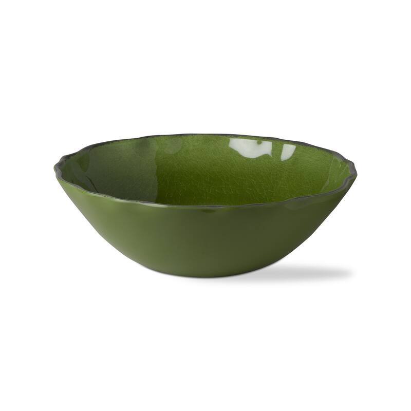 Veranda Melamine Serving Bowl Green Dinnerware Serving Dish