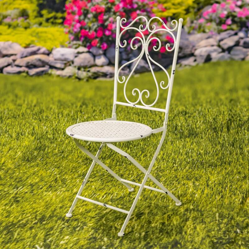 Five-Piece Metal Dining Set "Solebury" - 51.18" L x 33.07" W x 29.92" H