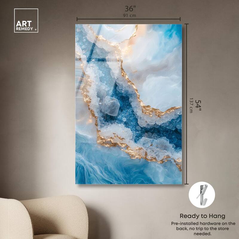 Molten Topaz I Acrylic by Art Remedy, Ready to Hang