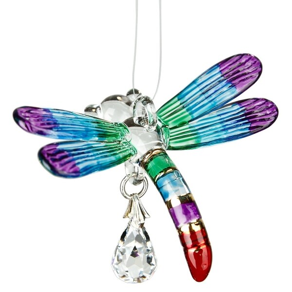 Fantasy Glass Dragonfly Rainbow Maker, Summer Rainbow