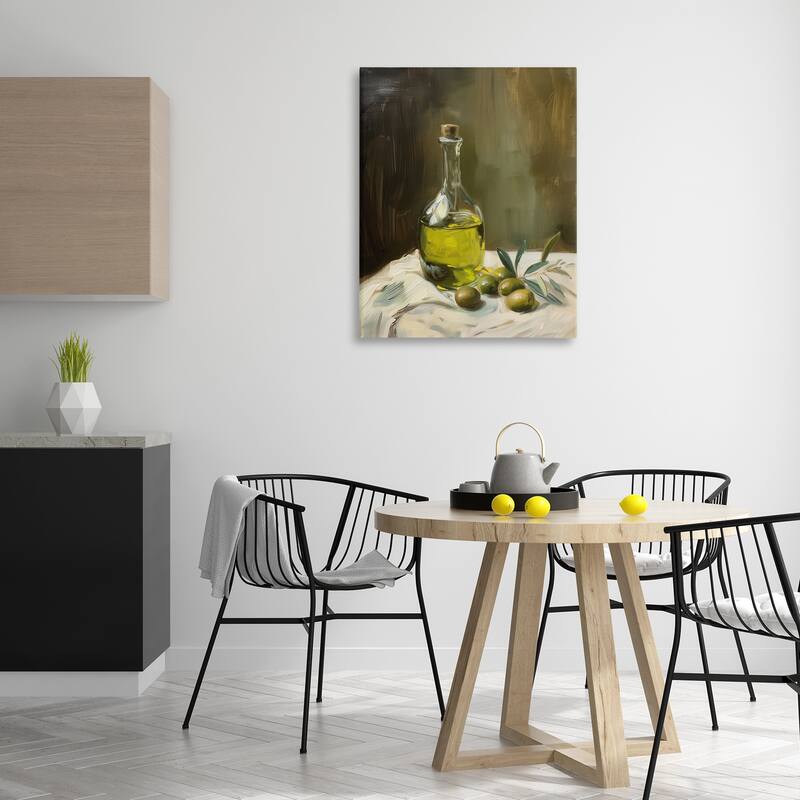 Stupell Olive Oil Still Life Canvas Wall Art Design By Arlington Prints