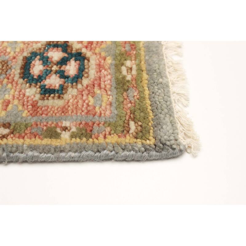 ECARPETGALLERY Hand-knotted Jules Serapi Grey Wool Rug - 4'10 x 7'2