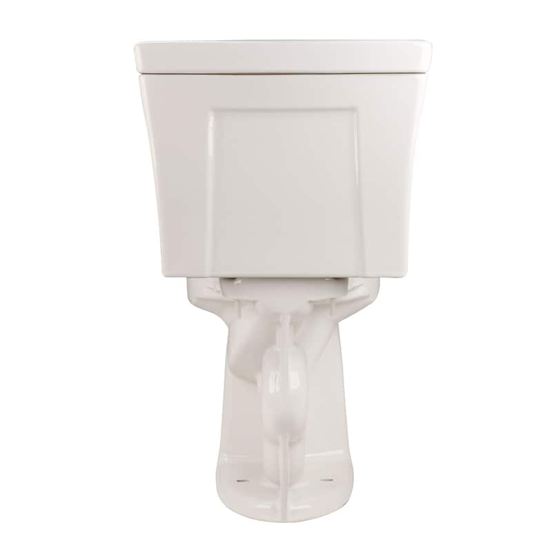1.28 Tornado Flush Two-piece Toilet,Siphonic Side Press Single Flush,17"ADA Comfort Chair Height Seat,S-trap 12",Rimless Bowl