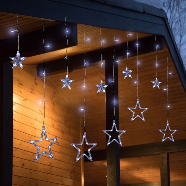 Star drop window lights on sale