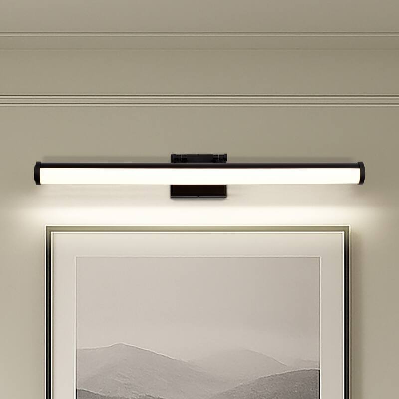 Cora 36 Inch LED Vanity 3 CCT Selectable Black Finish Acrylic Lens