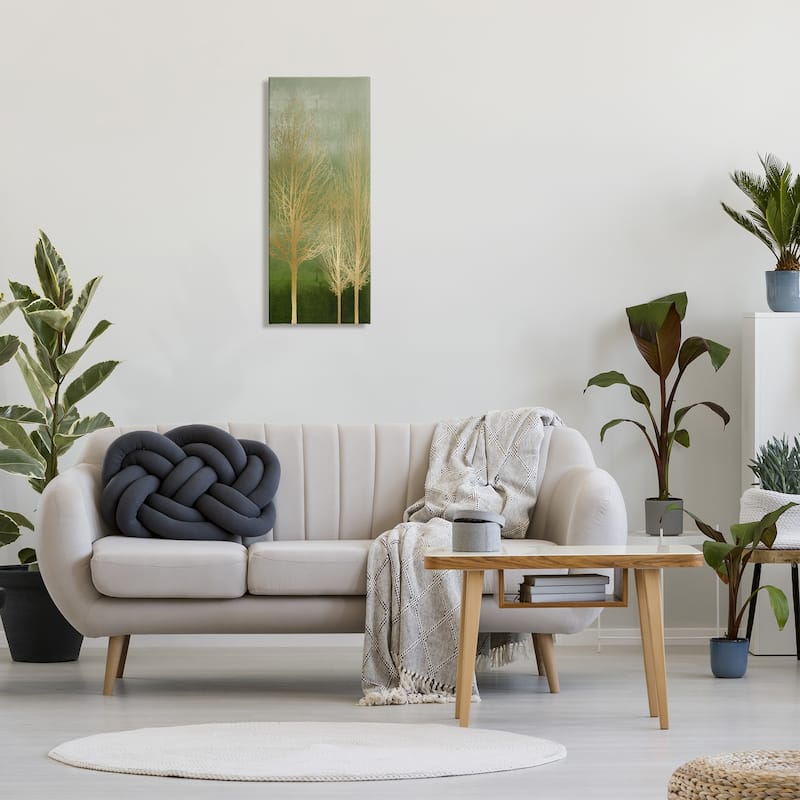 Stupell Tranquil Gold Branches Canvas Wall Art Design By Kate Bennett