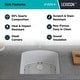 preview thumbnail 8 of 8, Lexicon Platinum 2321D Quartz Composite Single Bowl Kitchen Sink