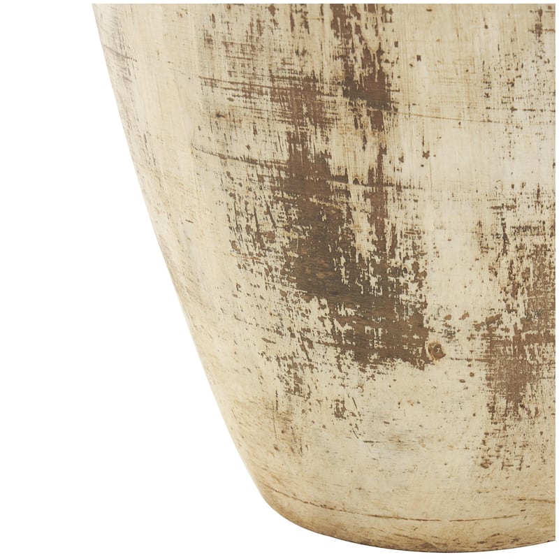 Ceramic Antique Style Distressed Decorative Vase - Brown - Roche River Decor