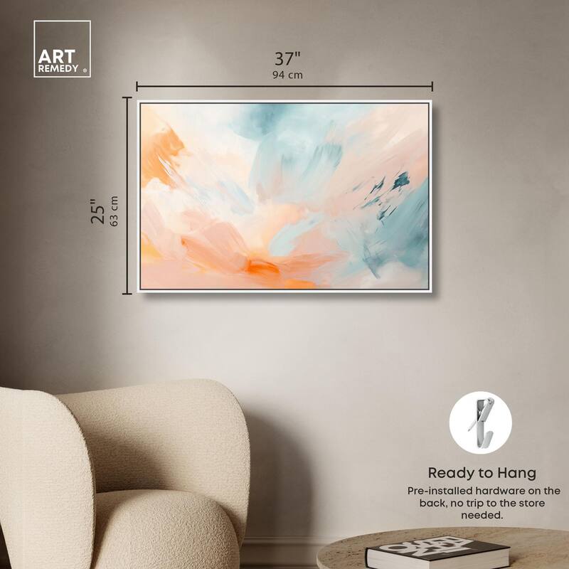 Sunrise Palette I Canvas by Art Remedy