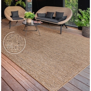 Indoor & Outdoor Rug Natural Boho Style - Bed Bath & Beyond - 40397883