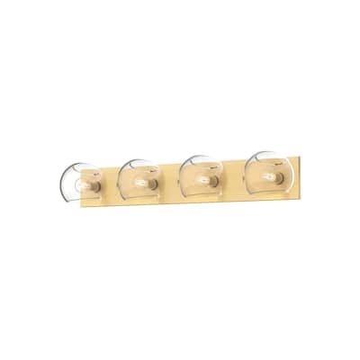 Alora Lighting VL548431CL Willow 4 Light 31" Wide Vanity Strip with