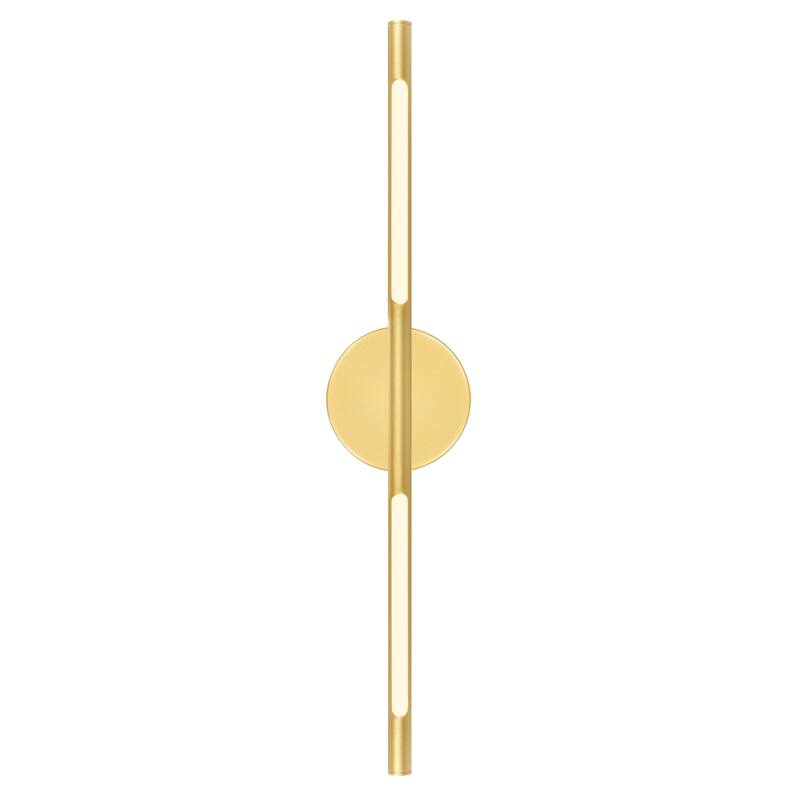 Oskil Integrated LED 24in Satin Gold Vanity Light - Satin Gold