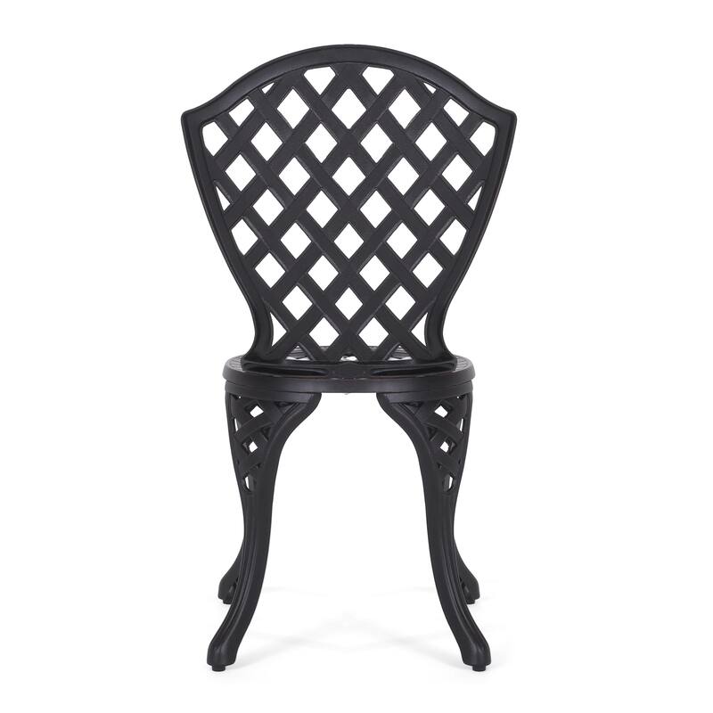 La Sola Outdoor 3-piece Cast Aluminum Bistro Set by Christopher Knight Home