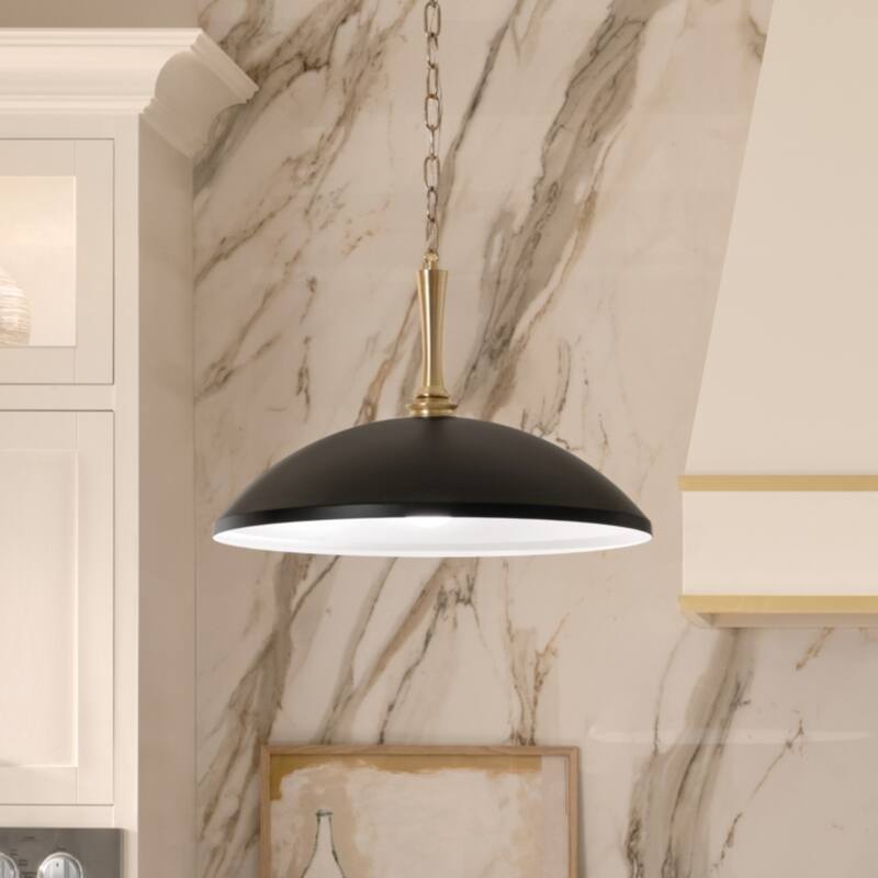 Delarosa 24.25 in. 1-Light Oversized Pendant Light
