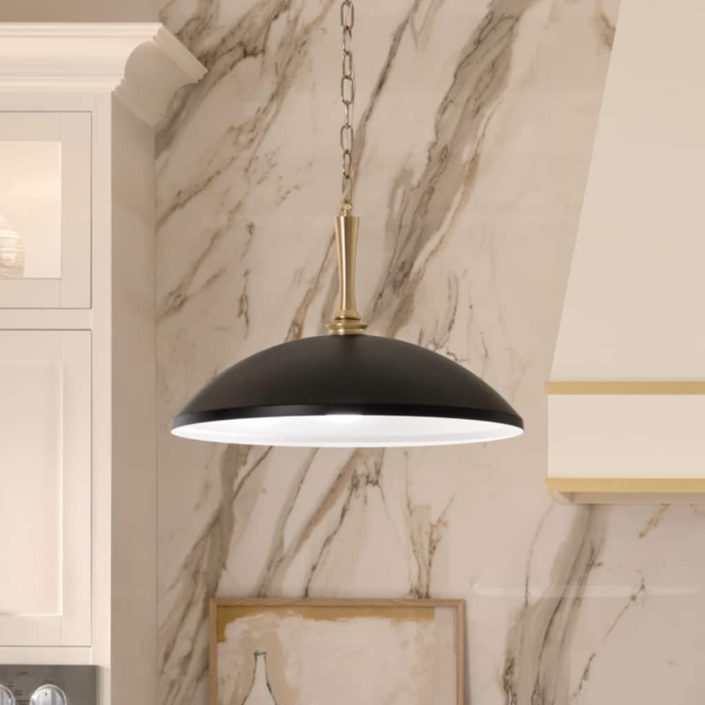 Delarosa 24.25 in. 1-Light Oversized Pendant Light