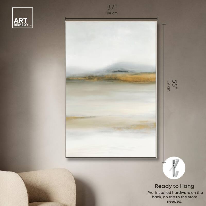 Misty Expanse II Canvas by Art Remedy