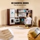 preview thumbnail 35 of 54, Kids Kitchen Playset Play Kitchen for Kids Corner Wooden Play Kitchen