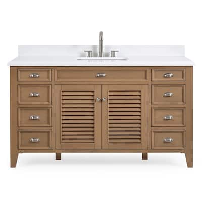 30 Inch Contemporary Style Wood Finish Bathroom Vanity