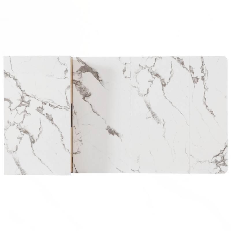 Kitchen Storage Table with Double-sided Storage, Kitchen Island with 2 Drawers