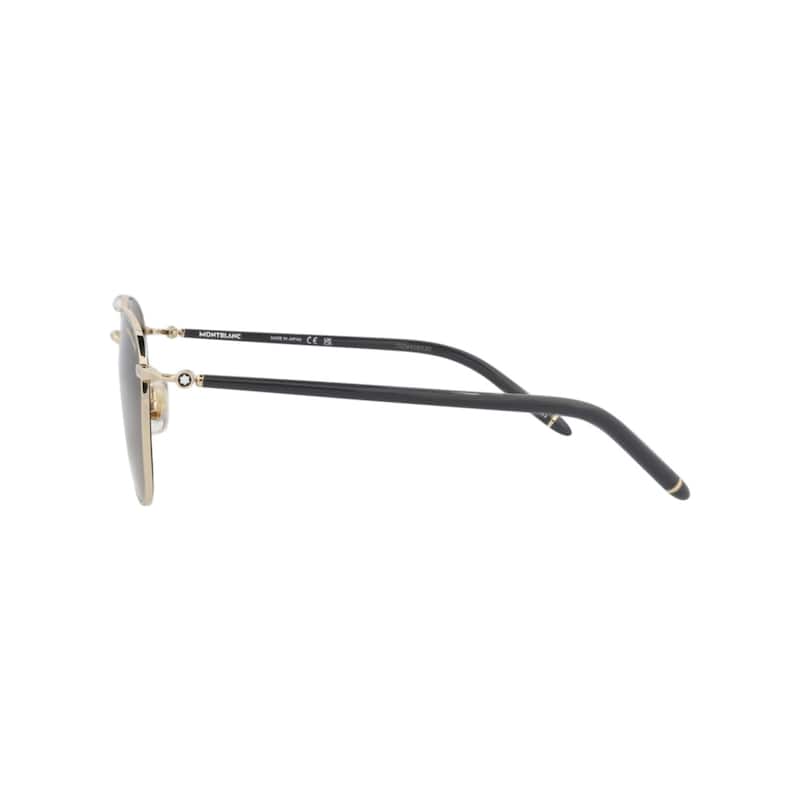 Montblanc Aviator-Frame Metal Sunglasses