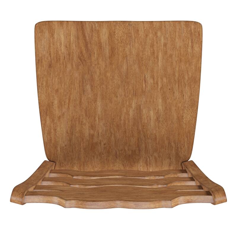 Eleanor French Ladder Back Wood Counter Chair (Set of 2) by iNSPIRE Q Classic