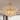 Modern Chandelier 24 in. 6-Light Gold Bubble Chandelier for Dinning Room, Living Room, Foyer, Bedroom