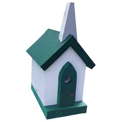 Pine Wood Small Church Wren Bird House