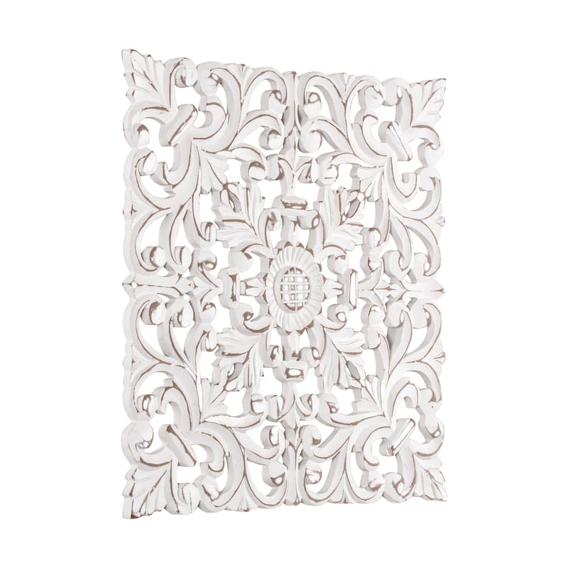 MH London - All Season Wall Decor Medallion Bianci Pack of 2 - White