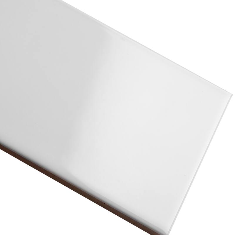 Merola Tile Crown Heights Glossy White 3" x 6" Ceramic Wall Tile