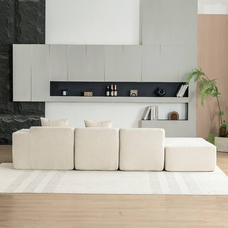 Sectional Sofa Full-compressed Sofa Couch Free-combined Sofa