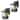 Outdoor Wall Sconce Light, Aluminum Eagle Pattern with Seeded Glass