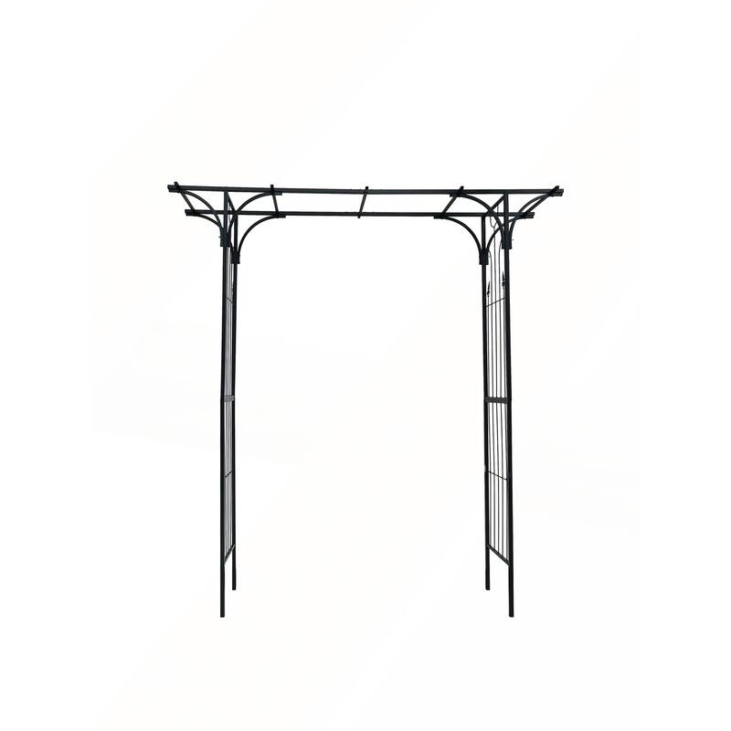 Metal Garden Arch Garden Arbor Trellis for Climbing Plants