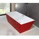 preview thumbnail 12 of 10, Repose 67" Acrylic Soaking Tub - Trapezoid - 31D x 67W x 23H