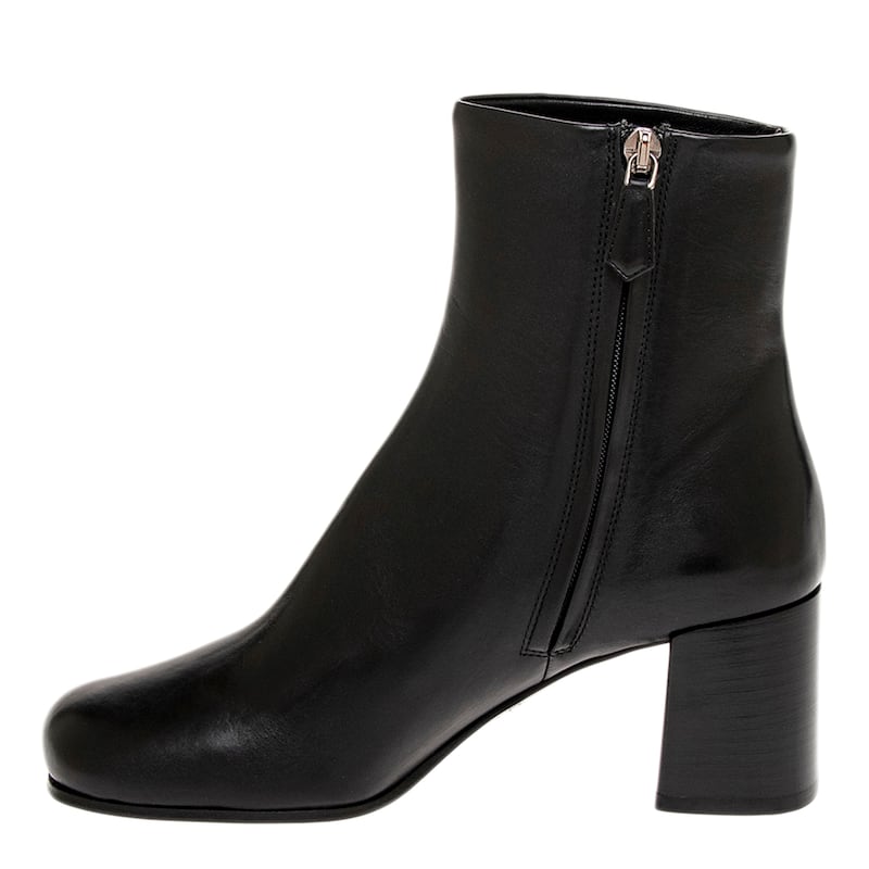 Prada Block Heel Ankle Boots