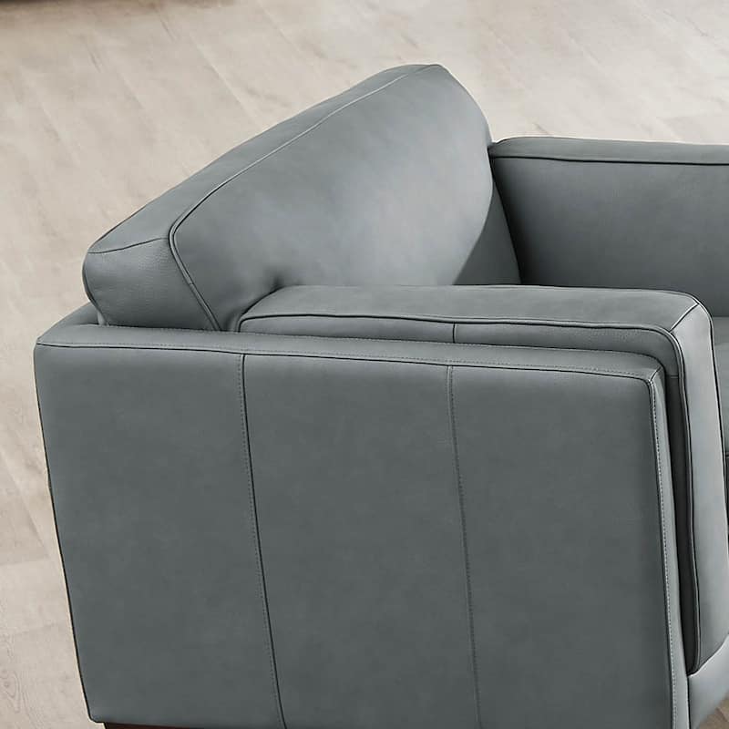 Hydeline Marshall Top Grain Leather Sofa Loveseat and Chair Set - Sofa, Loveseat, Chair