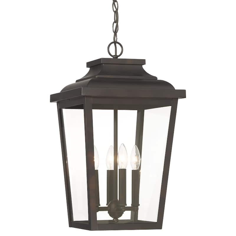 The Great Outdoors 72175-C Irvington Manor 4 Light 13" Wide Outdoor - Chelesa Bronze