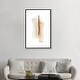 preview thumbnail 8 of 10, iCanvas "Brush Strokes V Warm Colors" by Nouveau Prints Framed Canvas Print