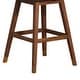 preview thumbnail 44 of 176, Amalie Upholstered Bar Stool, Swivel Counter Height Stool with Solid Wood Frame