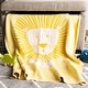 preview thumbnail 7 of 10, SAFAVIEH Dandy Lion Baby Throw Blanket - 32" x 40" - 32" x 40" Yellow