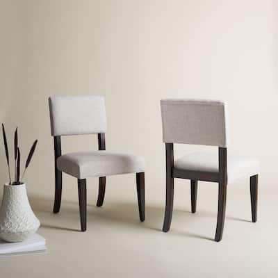 SAFAVIEH Couture Alcinda Wood Dining Chair (Set of 2) - 21" W x 20.5" L x 34.75" H - 21Wx24Dx35H